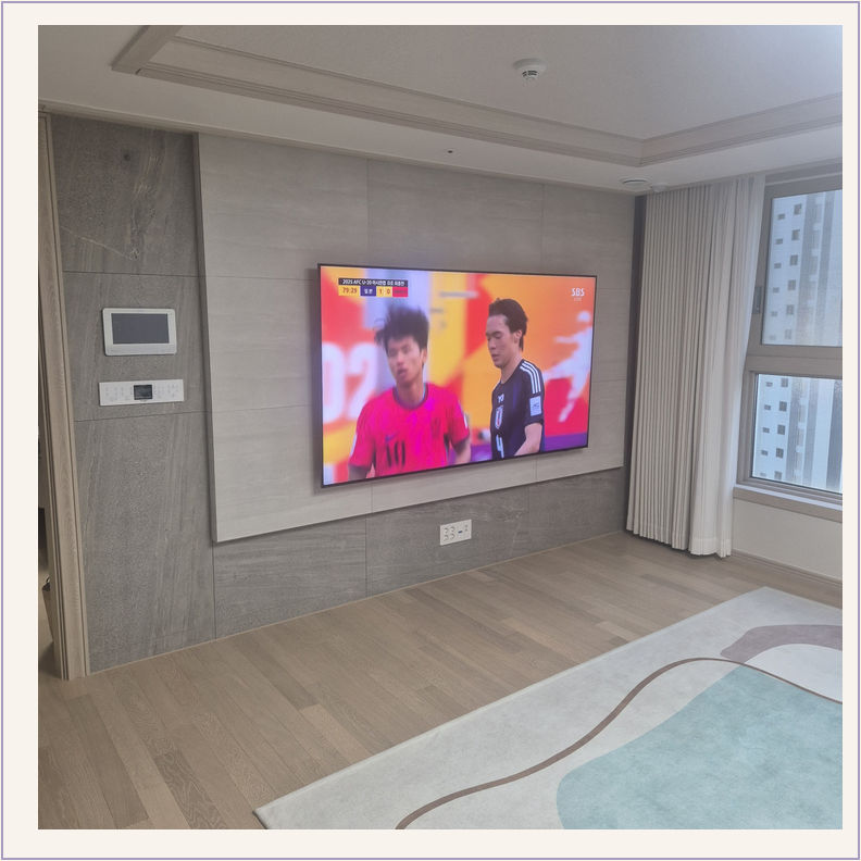 벽걸이TV 벽면 거치 참고 14-1