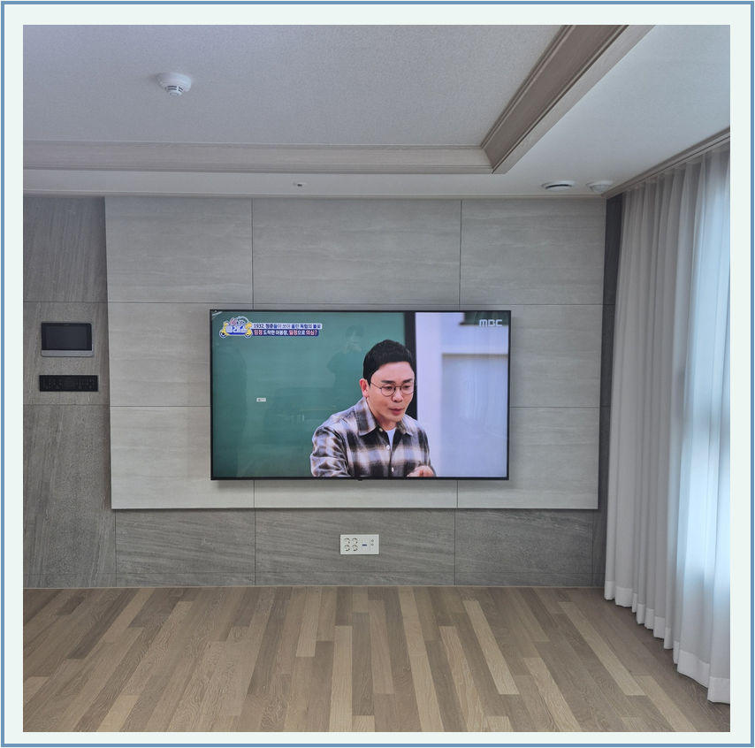 벽걸이TV 벽면 거치 참고 14-2