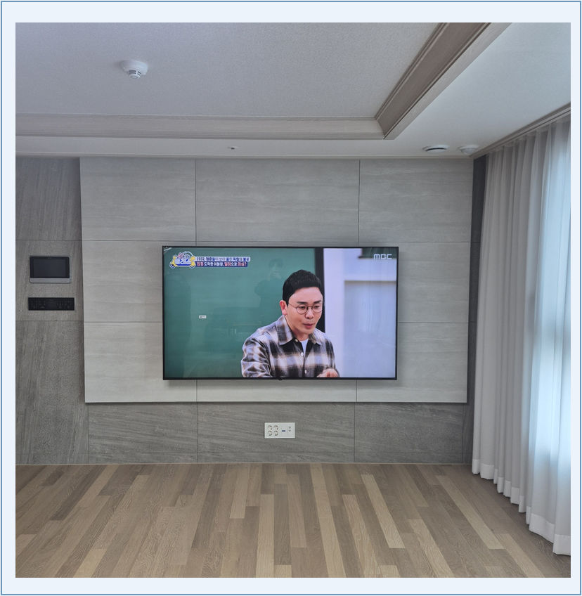 벽걸이TV 벽면 거치 참고 21-1