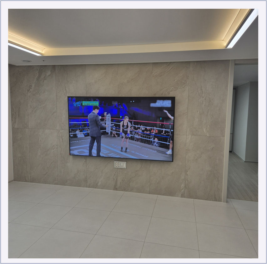 벽걸이TV 벽면 거치 참고 30-1