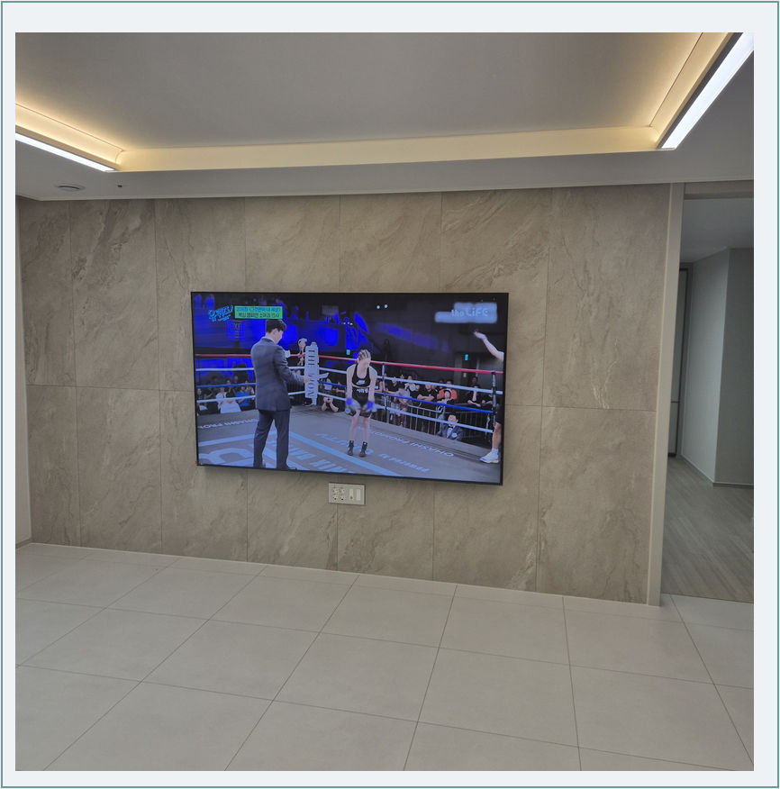 벽걸이TV 벽면 거치 참고 33-1