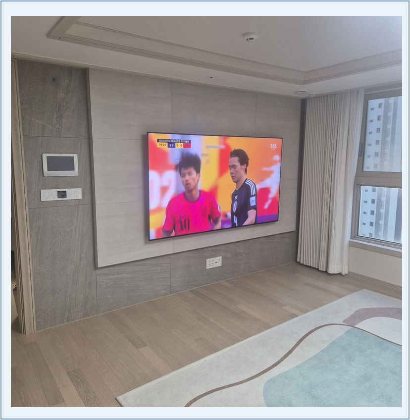 벽걸이TV 벽면 거치 참고 46-1