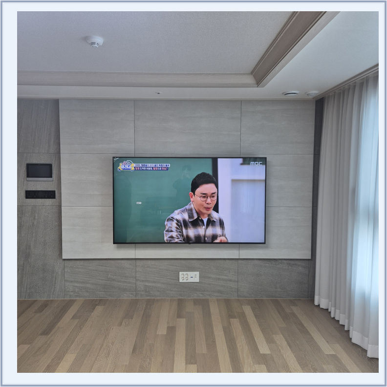벽걸이TV 벽면 거치 참고 48-2